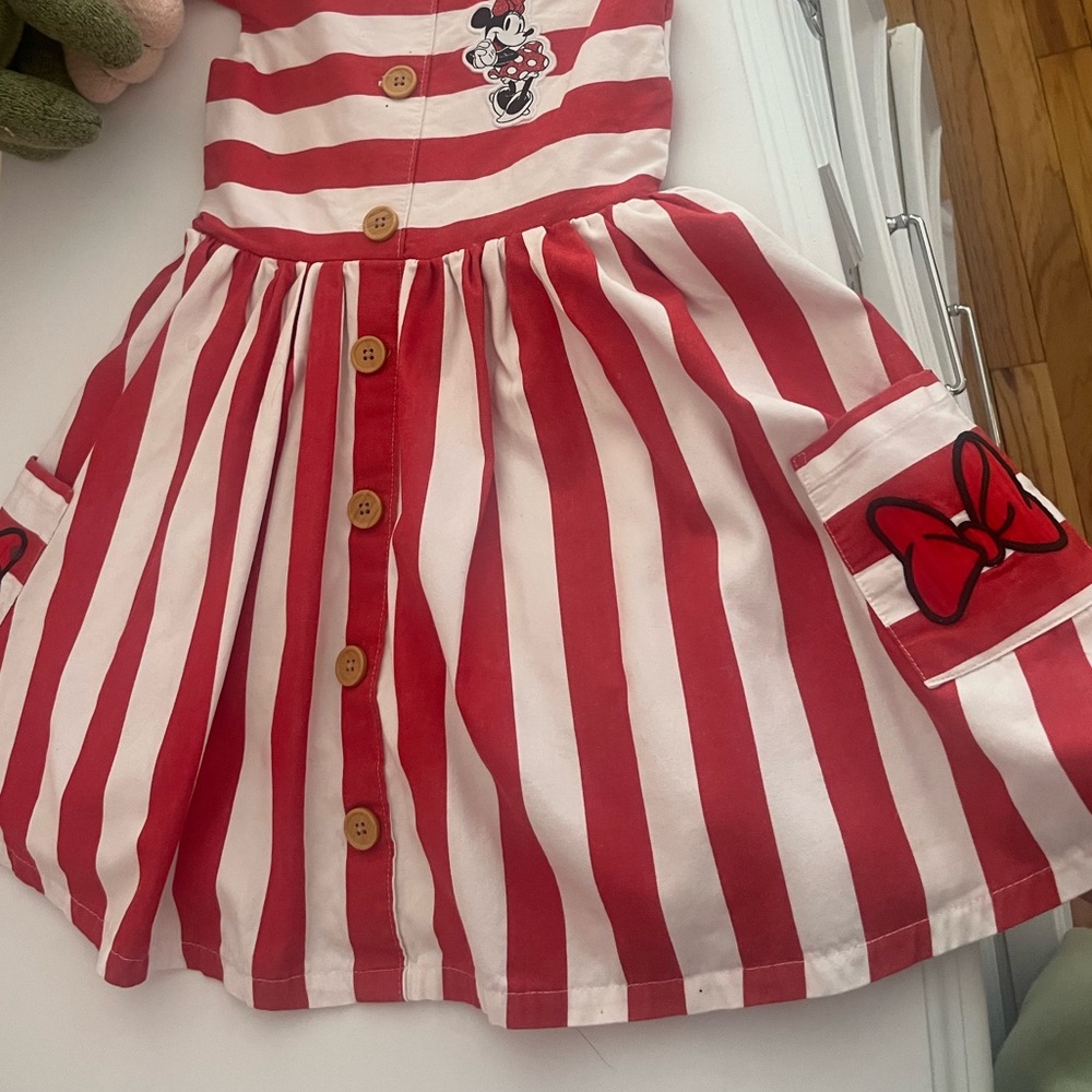 Disney’s Minnie Mouse Striped Dress for Girls - Picture 7 of 12